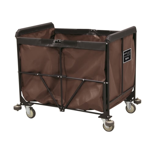 Royal Basket® 12 Bushel Collapsible Basket Truck, Brown